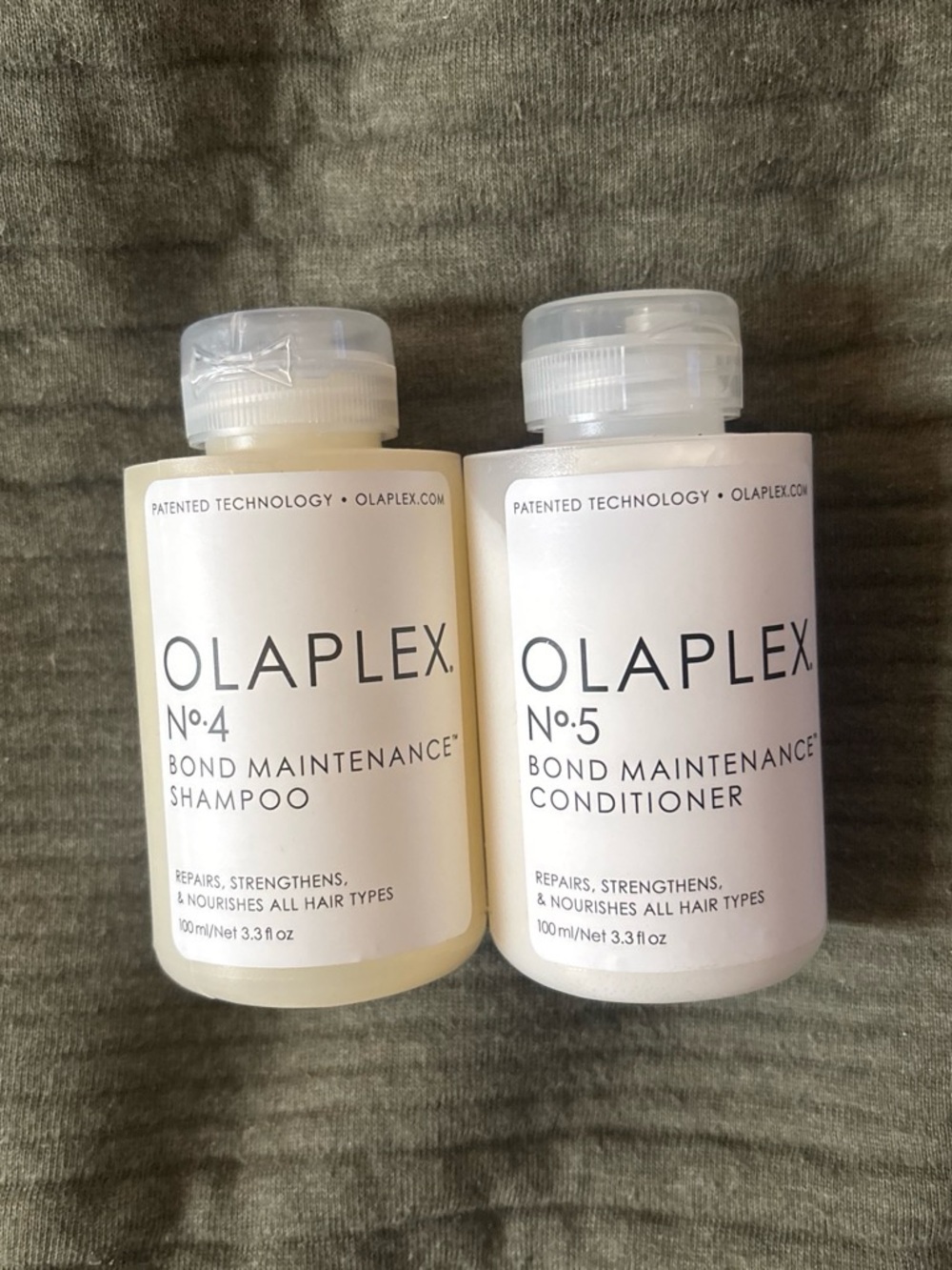 OLAPLEX No.4 Shampoo & No.5 Conditioner Duo - White & Cream